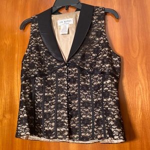 Vintage Lace vest/ top from JR Nites by Caliendo